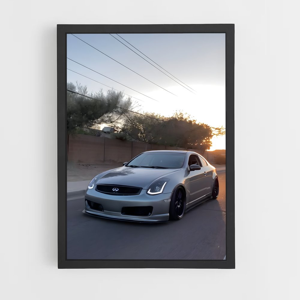 Poster Coupe Route Admirez – affiche Infiniti (vue 2)